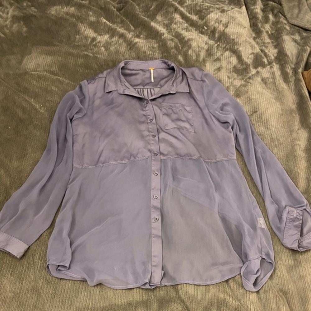 Free people button down‎ blouse